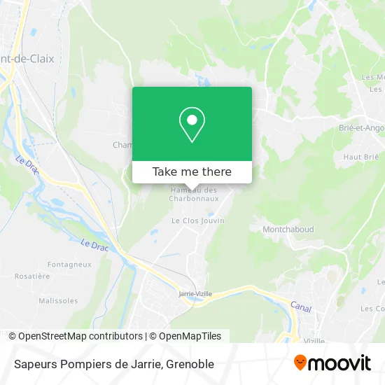 Sapeurs Pompiers de Jarrie map