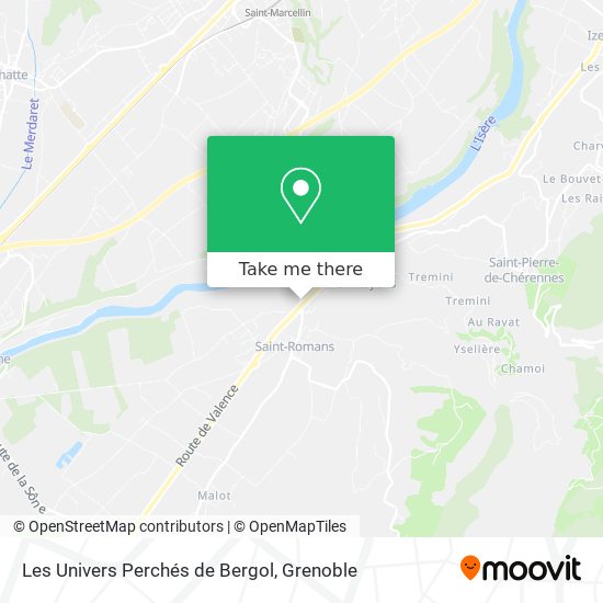 Les Univers Perchés de Bergol map