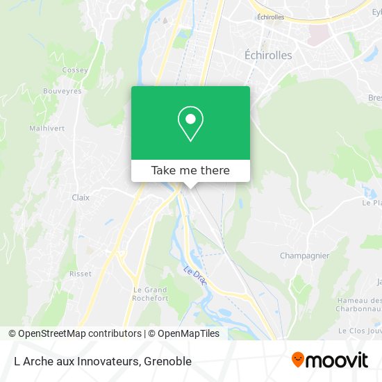 L Arche aux Innovateurs map
