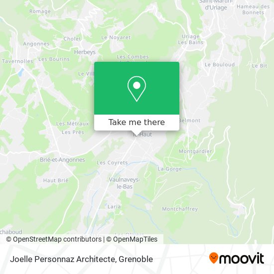 Joelle Personnaz Architecte map