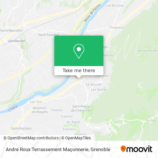 André Roux Terrassement Maçonnerie map