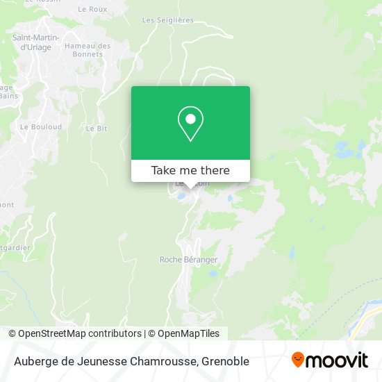 Auberge de Jeunesse Chamrousse map