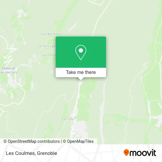 Les Coulmes map