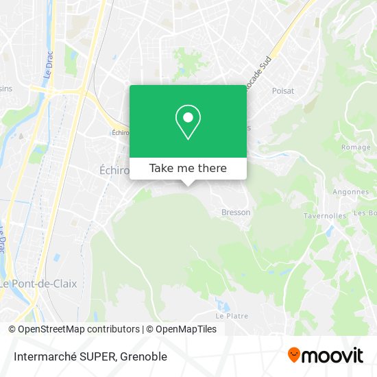 Intermarché SUPER map