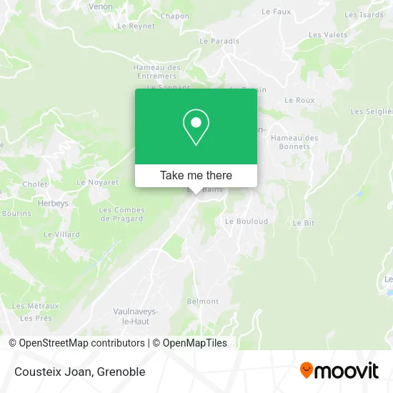 Cousteix Joan map