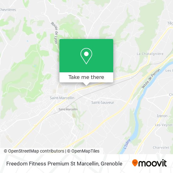 Freedom Fitness Premium St Marcellin map