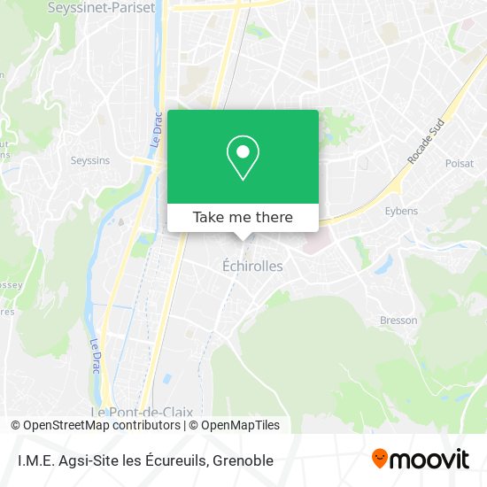 I.M.E. Agsi-Site les Écureuils map
