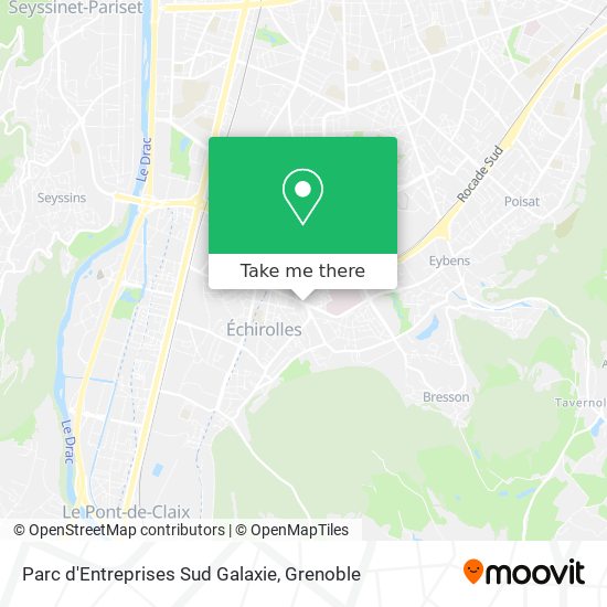 Parc d'Entreprises Sud Galaxie map