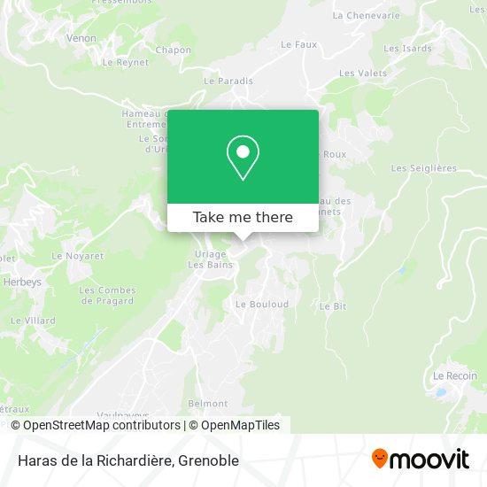 Haras de la Richardière map