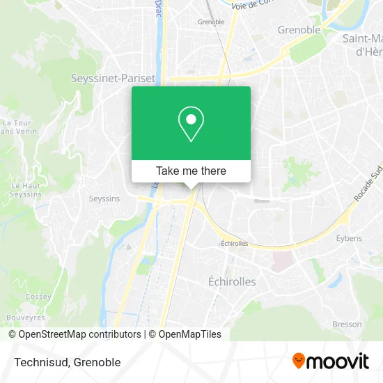 Technisud map