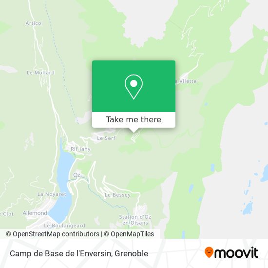 Camp de Base de l'Enversin map
