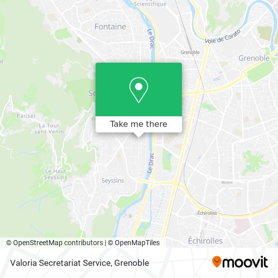 Valoria Secretariat Service map
