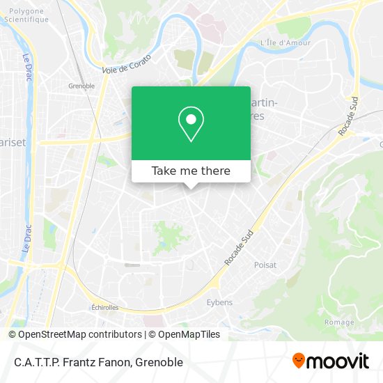 C.A.T.T.P. Frantz Fanon map