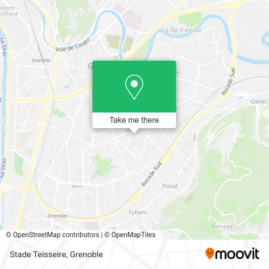 Stade Teisseire map