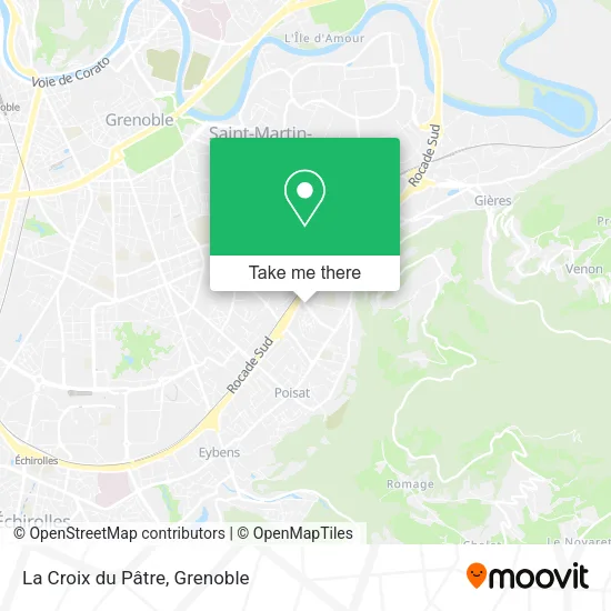 La Croix du Pâtre map