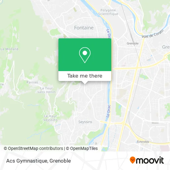 Acs Gymnastique map