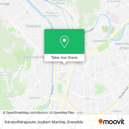 Kératothérapeute Joubert Martine map