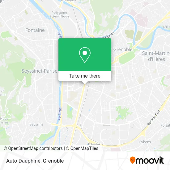 Auto Dauphiné map