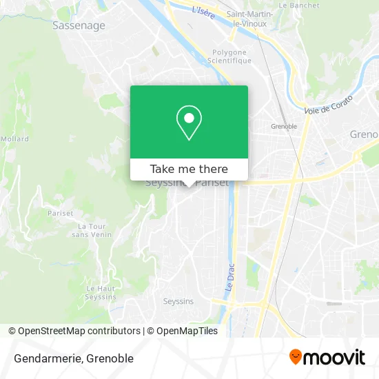 Gendarmerie map