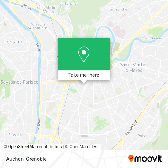 Auchan map