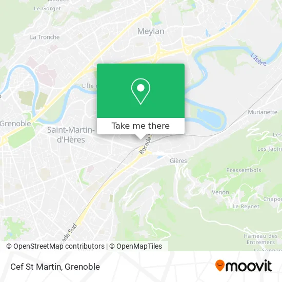 Cef St Martin map