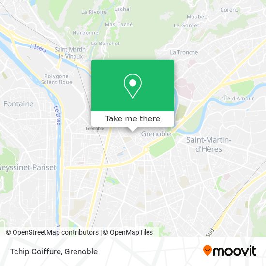 Tchip Coiffure map