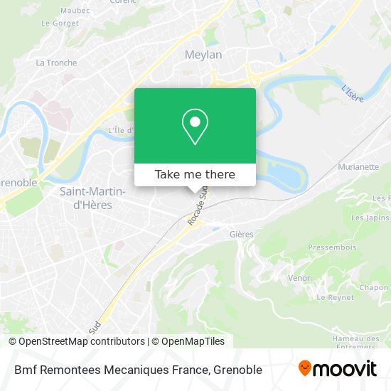 Bmf Remontees Mecaniques France map
