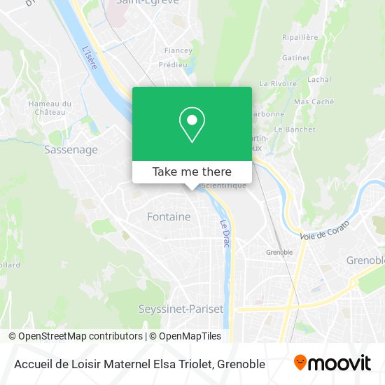 Accueil de Loisir Maternel Elsa Triolet map