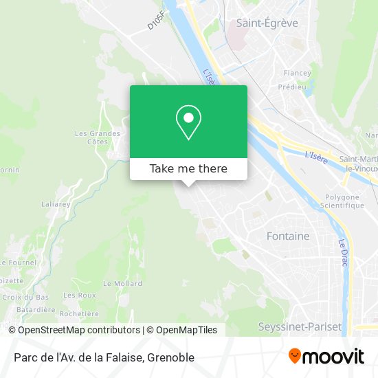 Parc de l'Av. de la Falaise map