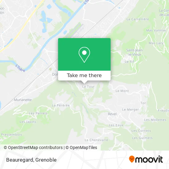 Beauregard map