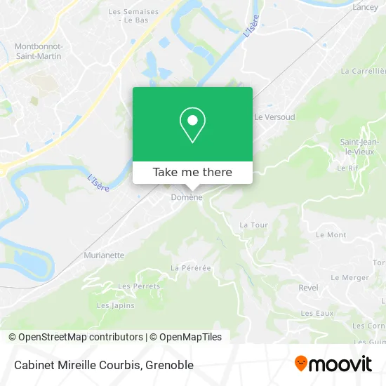 Cabinet Mireille Courbis map