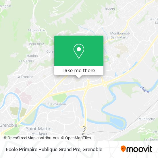 Ecole Primaire Publique Grand Pre map