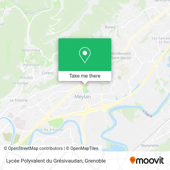 Lycée Polyvalent du Grésivaudan map
