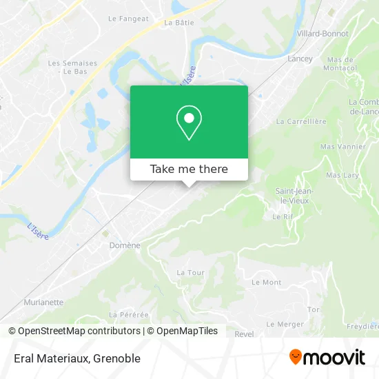 Eral Materiaux map