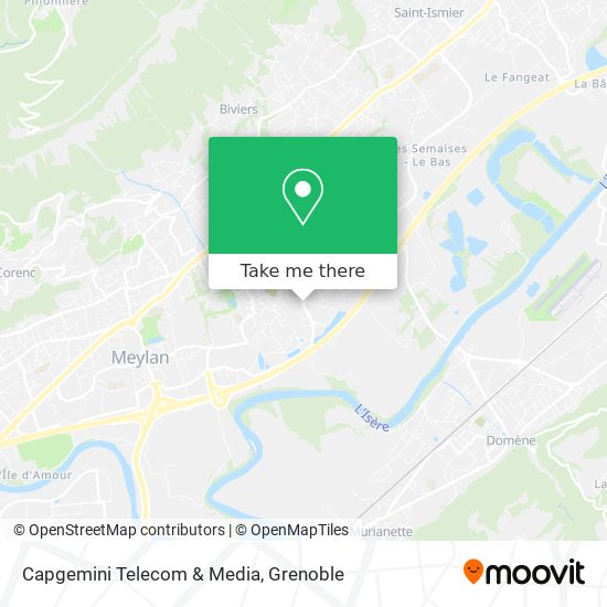 Capgemini Telecom & Media map