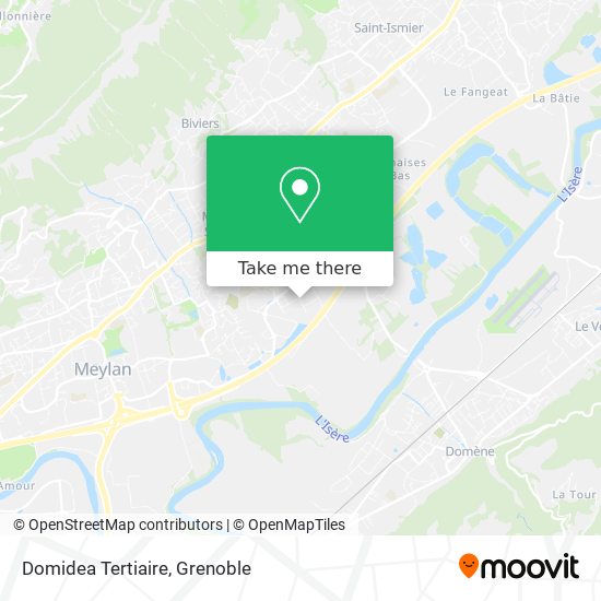 Domidea Tertiaire map