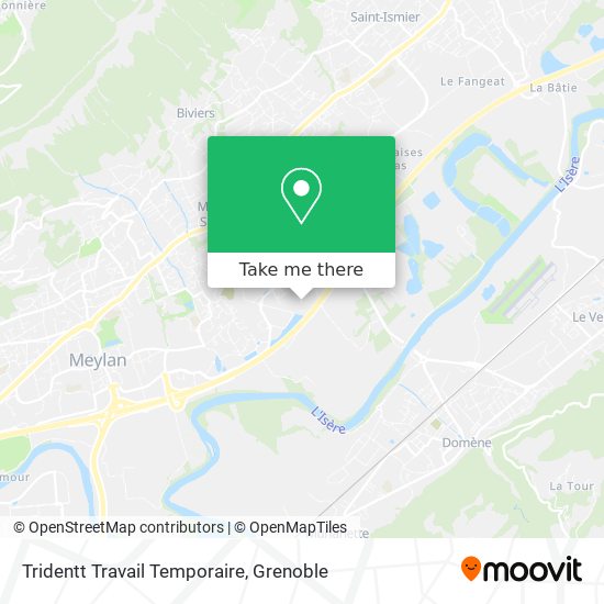 Tridentt Travail Temporaire map