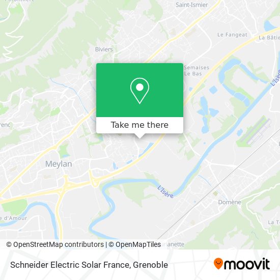 Schneider Electric Solar France map