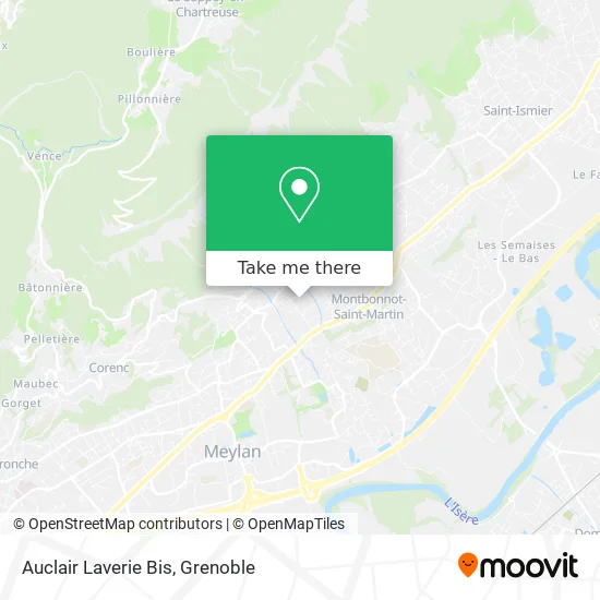 Auclair Laverie Bis map