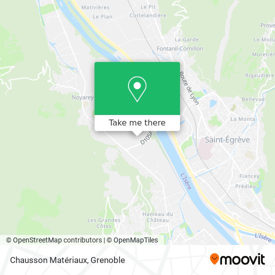 Chausson Matériaux map