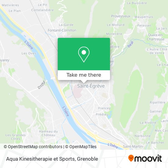 Aqua Kinesitherapie et Sports map