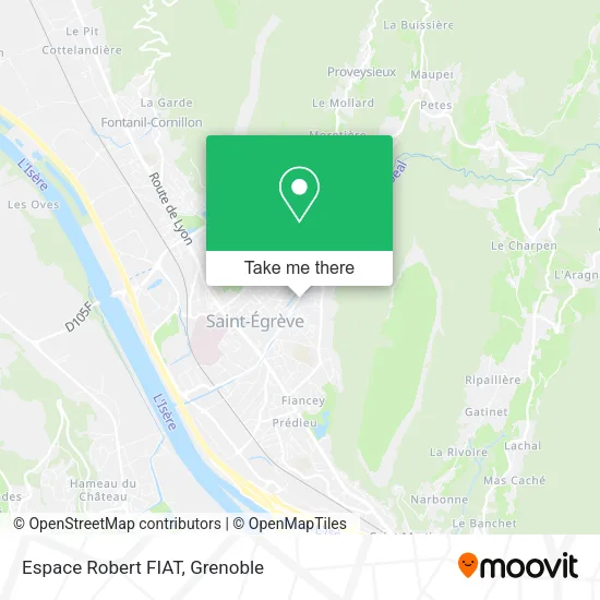 Espace Robert FIAT map
