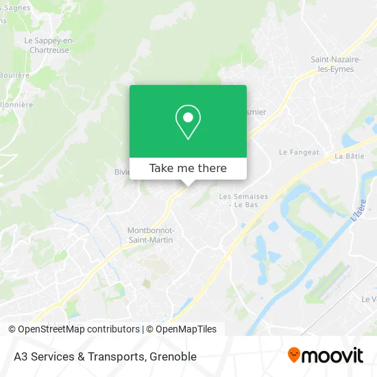 A3 Services & Transports map