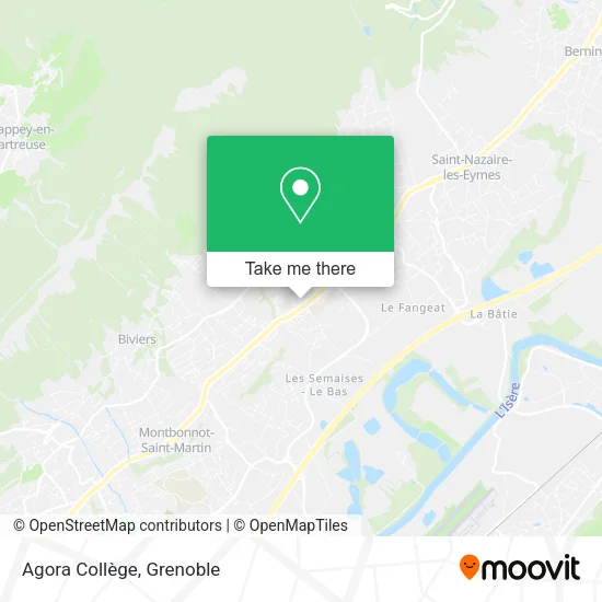 Agora Collège map