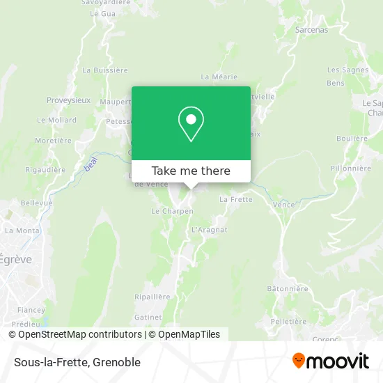 Sous-la-Frette map