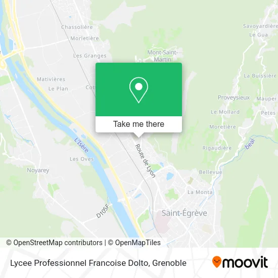 Lycee Professionnel Francoise Dolto map