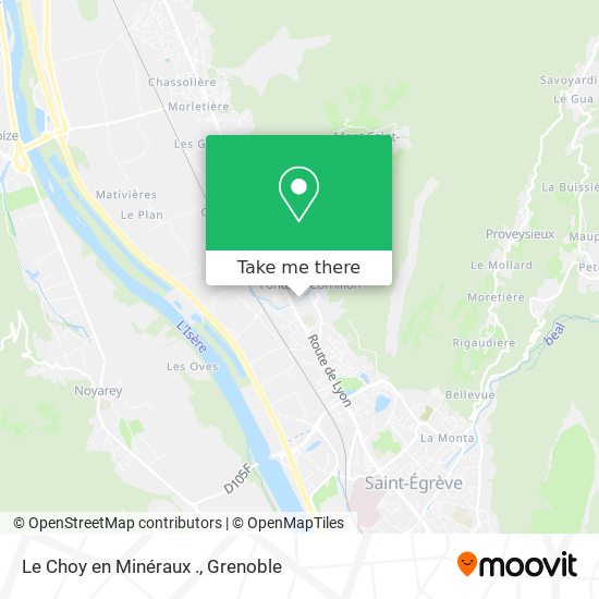 Le Choy en Minéraux . map