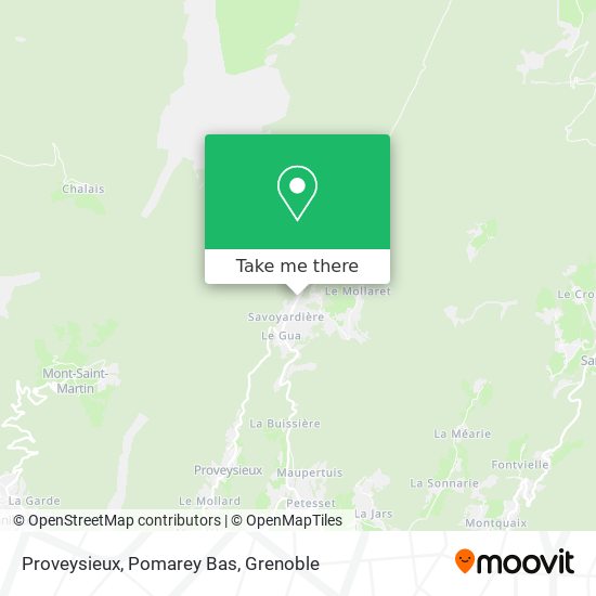 Proveysieux, Pomarey Bas map
