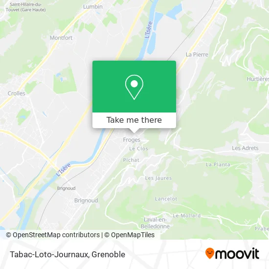 Tabac-Loto-Journaux map