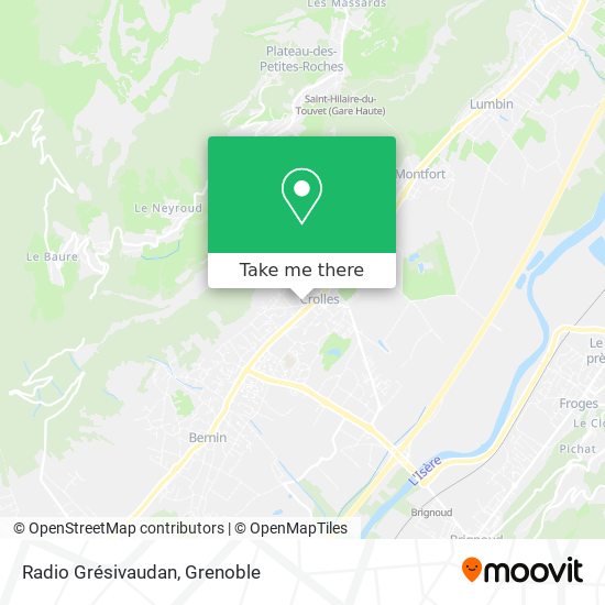 Radio Grésivaudan map